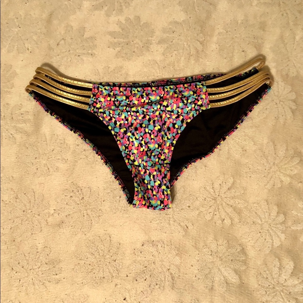 Victoria’s Secret multicolored swim bottoms